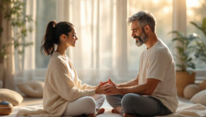 découvrez comment la sophrologie en couple peut renforcer vos liens affectifs et améliorer votre communication. apprenez des techniques de relaxation, de gestion du stress et de partage d'émotions pour construire une relation plus solide et épanouissante.